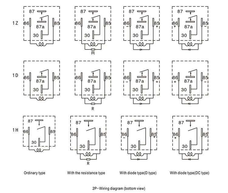 Auto Switches & Starters Relay 12v 40amp 4 Pin With Plastic Bracket And