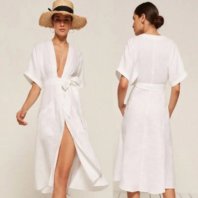 vestido branco com kimono