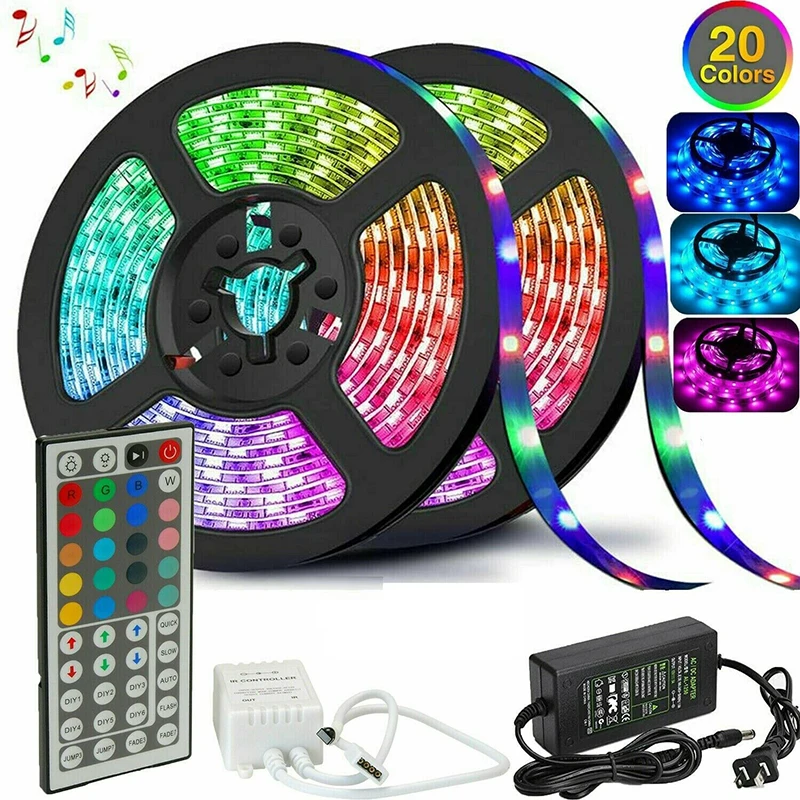 LED Strip Lights,Smart Color Changing LED Lights 16.4ft/5m SMD 5050 led light strip 50 ft