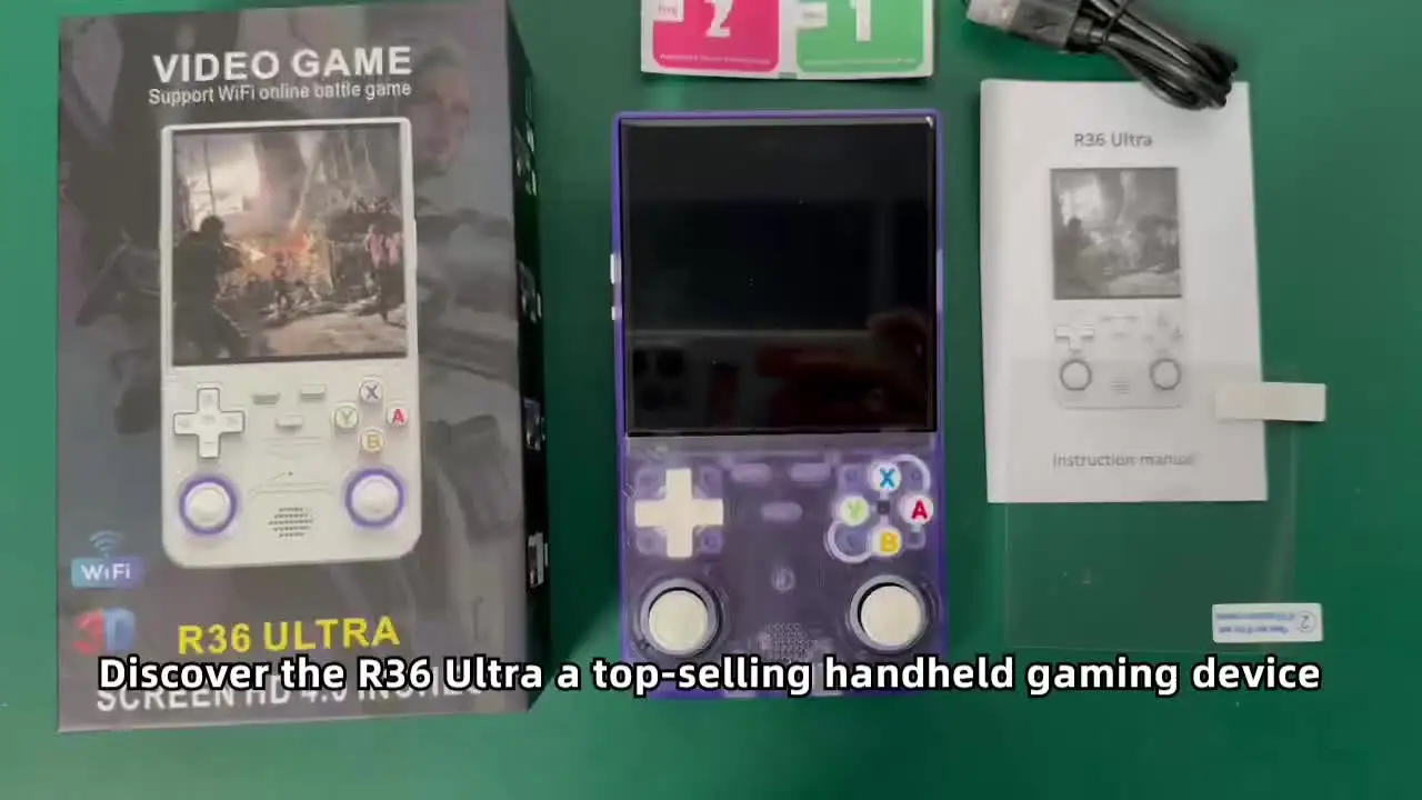 128G R36 Ultra WiFi Retro Handheld Game Console - 4