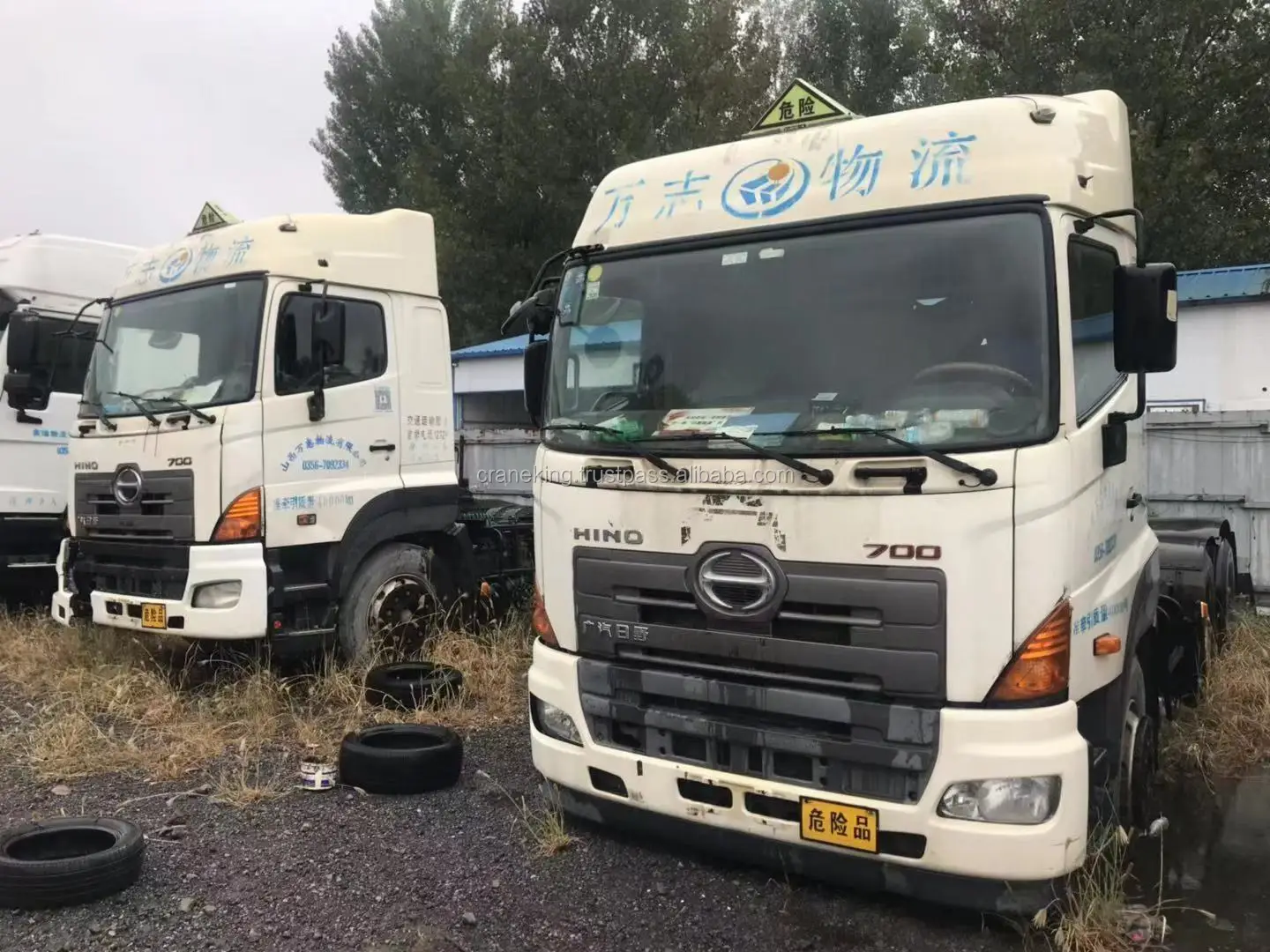 Used Japan Tractor,Good Condition Second Hand Truck Head Hino 700 - Buy