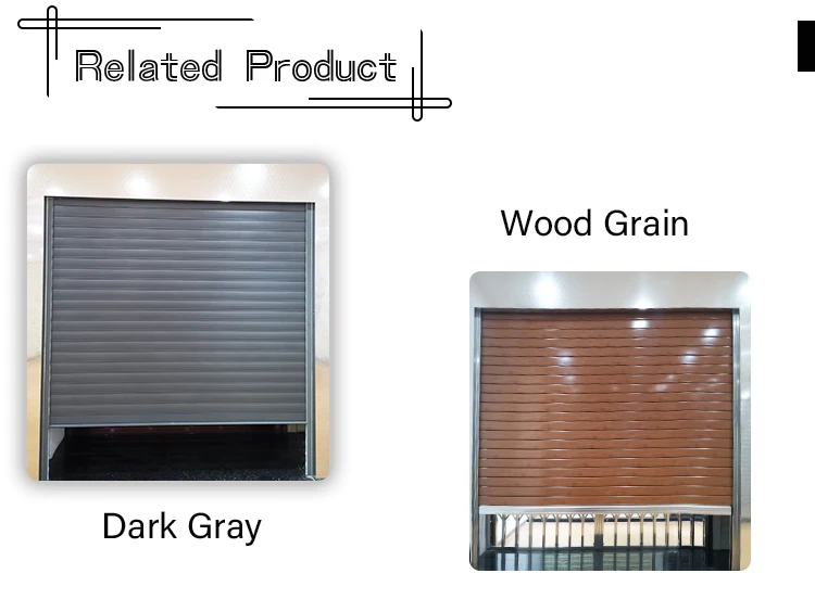 Kitchen Patio Ball Bearing Doors Material Profiles Aluminum Combo Automatic Roller Shutter