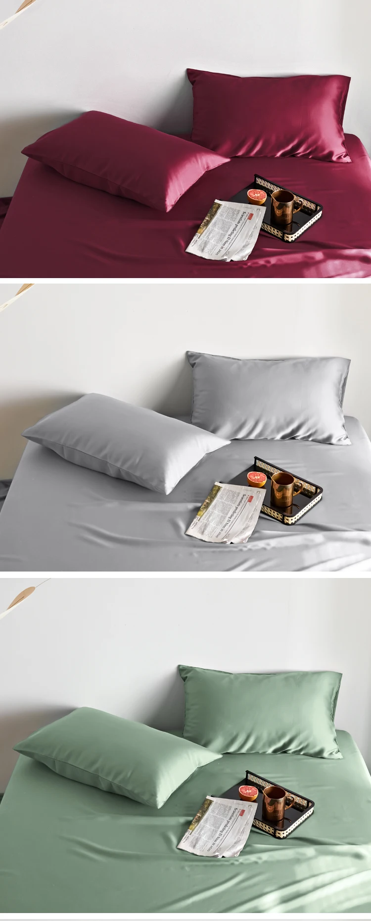 Enerup Embroidery Personalized Cushion Cover Decorative Sublimation Plain Disposable Medical  Bed Pillow Case Blank Silk