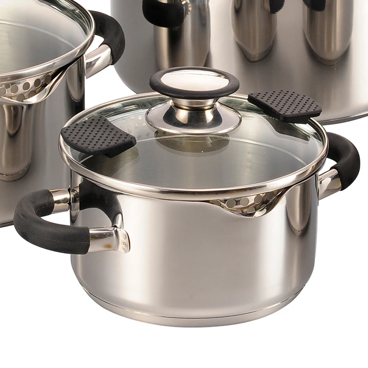 New Item Stainless Steel Cookware Set Large Noodle Cooking Pot Set