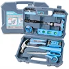 Hispec 86pc Big Cheap Basic Home Use Tool Set Kit with 2-in-1 T Handle Ratcheting Bit Driver