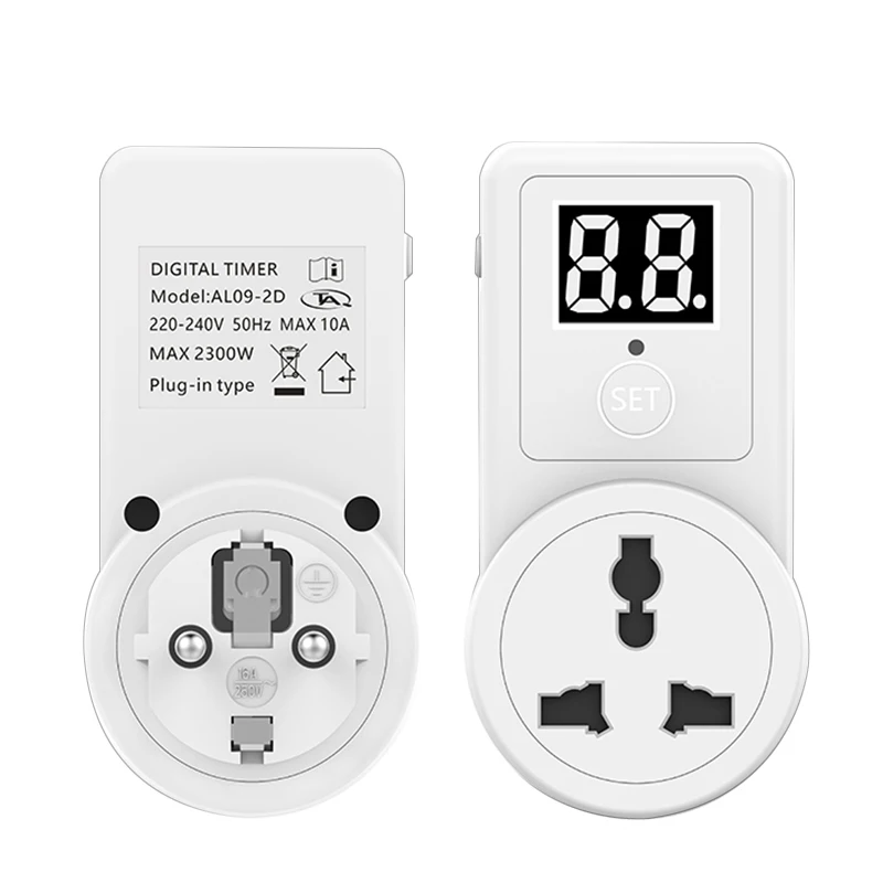 Digital Countdown Timer Switch - Universal Plug-in Control