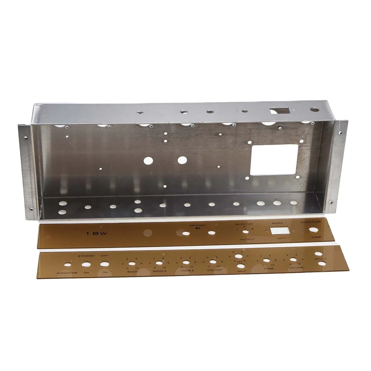 audio amplifier faceplate