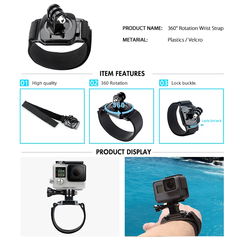 Hot Selling Wholesale Factory Price Action Camera Accessories Set 50 In 1 Kit For Gopro Xiaomi Yi 4k Action Camera Buy Gopro Accessories Kit Kit Gopro Gopro Accessories Product On Alibaba Com