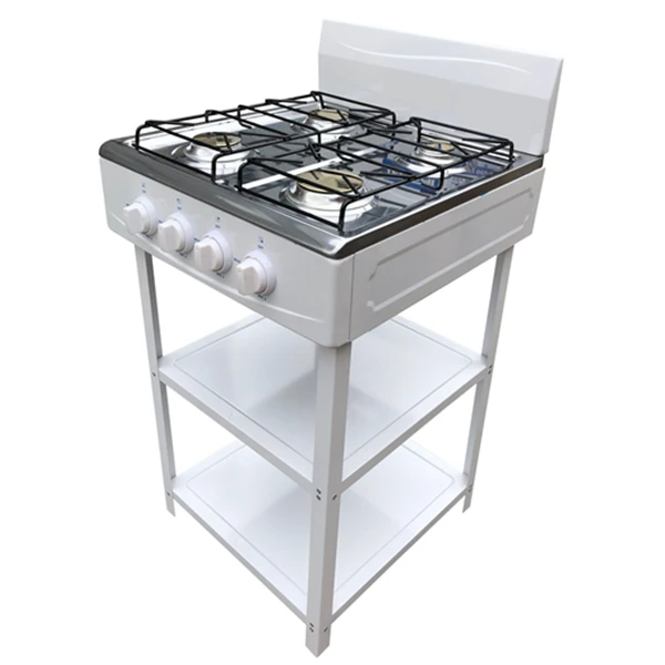 Hot Sell 4 Burner Table Standing Gas Cooker With 2layer Shelves From Gensun Buy Gas Cooker