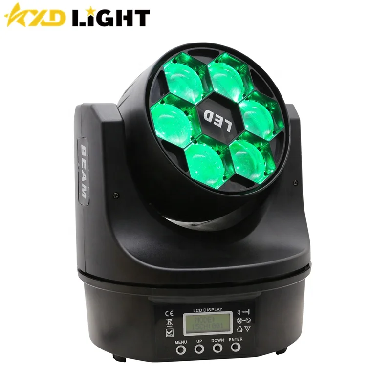 Wholesale Price Mini Bee Eyes LED Disco Party Light 6x15W RGBW Cheap MovingHead Beam Stage Light Factory