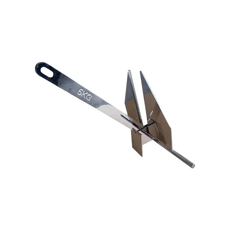 
5kg stainless steel marine boat danforth anchor 