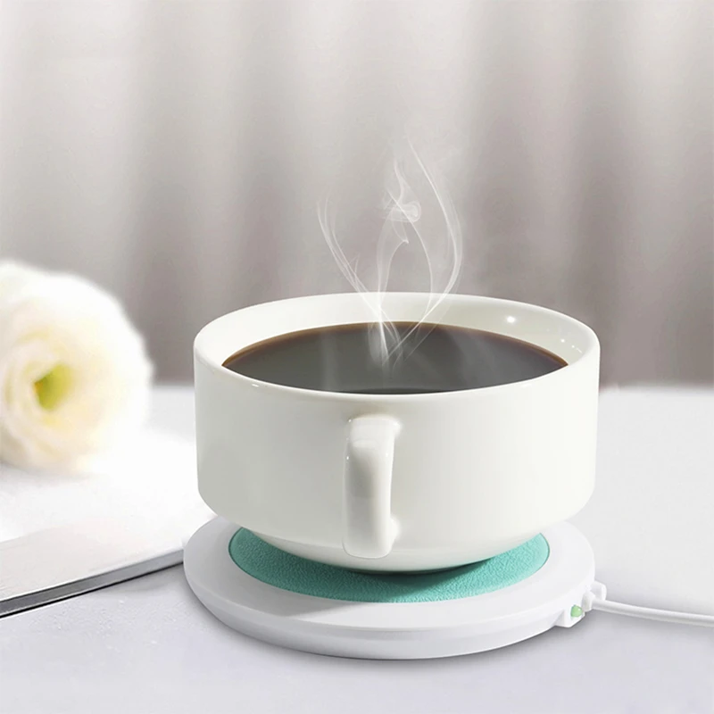 USB Warm Cup Heating Mat Warm Pad Electric Insulation Coaster for Coffee Tea 