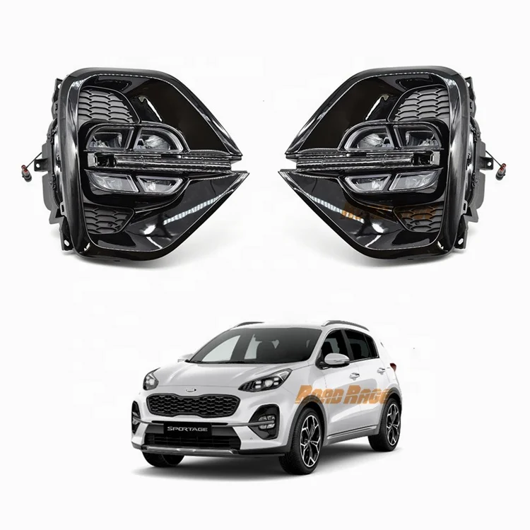 LED Daytime Running Lights DRL Fog Lamp For KIA Sportage 2019 2020