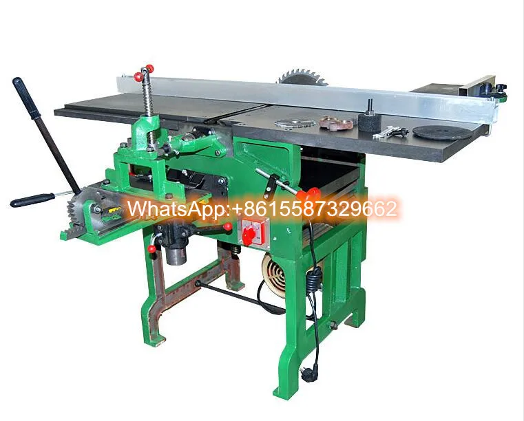 Portable Bench Wood Thicknesser Planer Machine Wood Planing Machine For