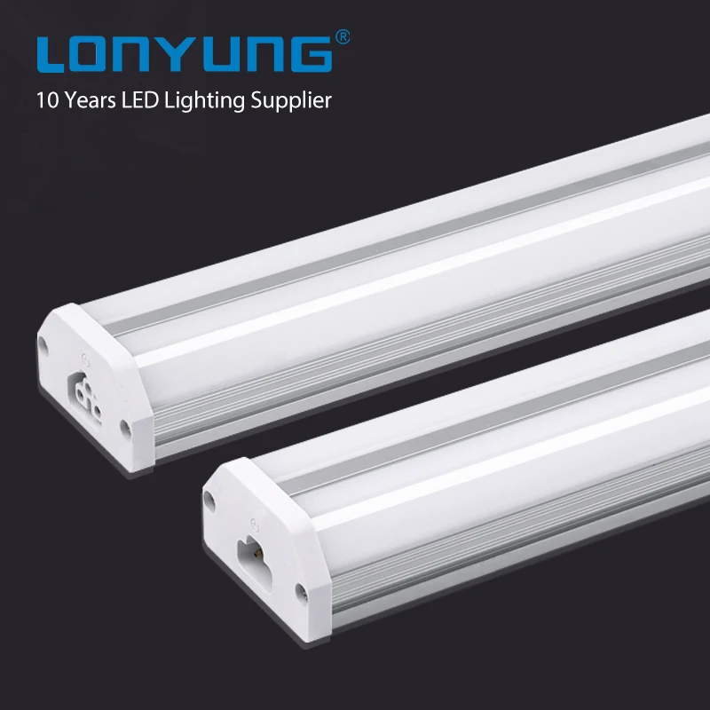 ETL DLC 4ft Double T5 integrated tube with 120LM/W led light for industry lighting