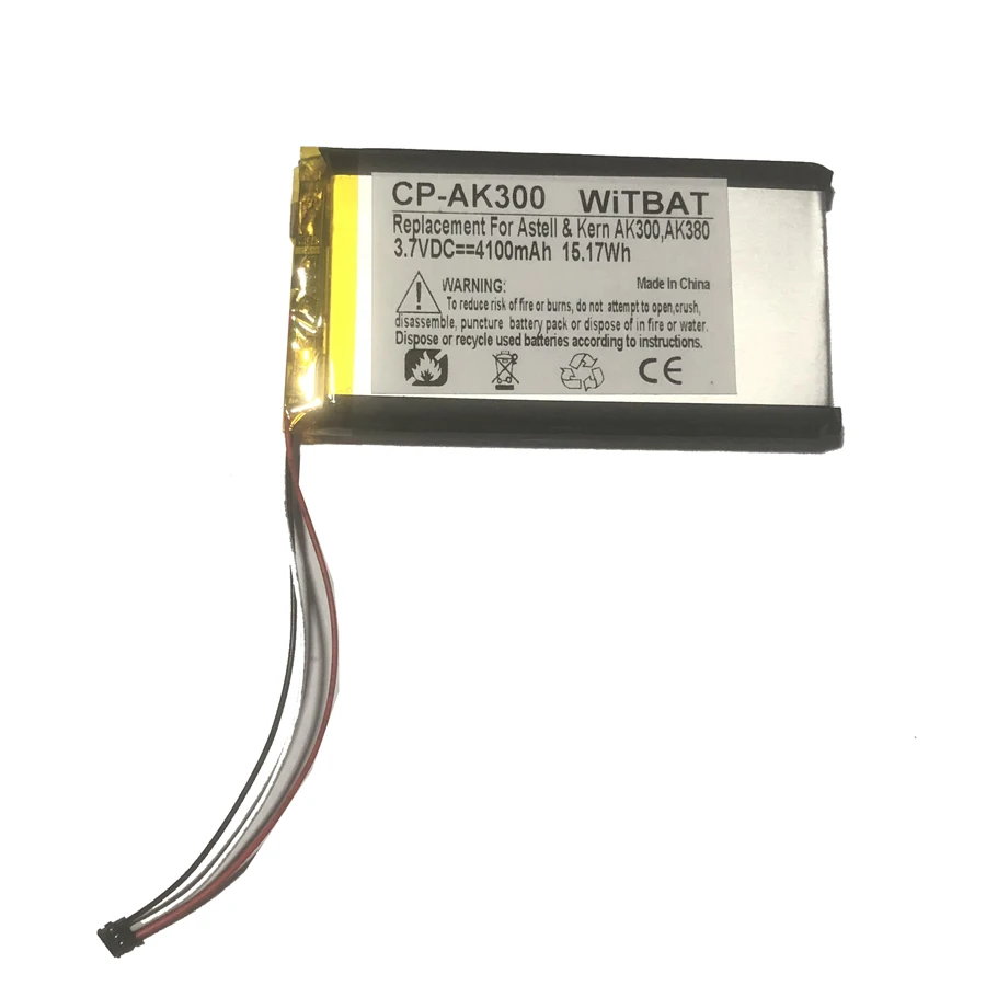 Lipo battery for iRiver AK300 AK380 Music Player Battery