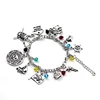 Pirates of the Caribbean Peter Pan Tinkerbell "Faith Trust & Pixie Dust" Bangle for Women Girl Bracelet