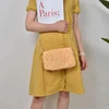 Fashion Purses 2019 New Korean Small Beach Bucket Bag Woven Handbags for Women