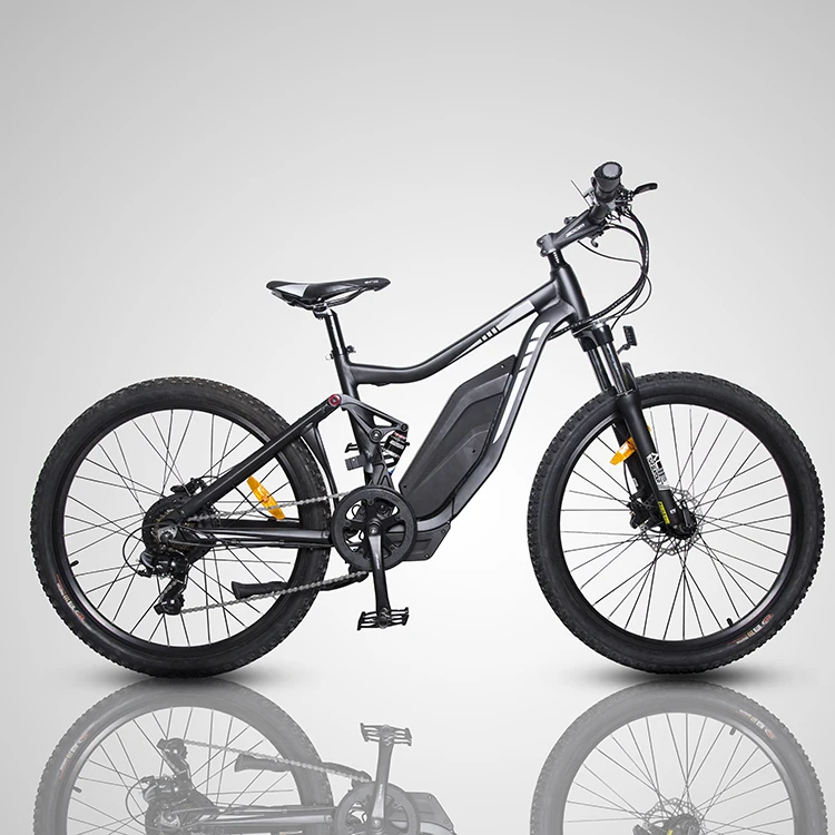 Kuake High Speed 26 Inch 48v 750w Bafang Mid Drive Full Suspension