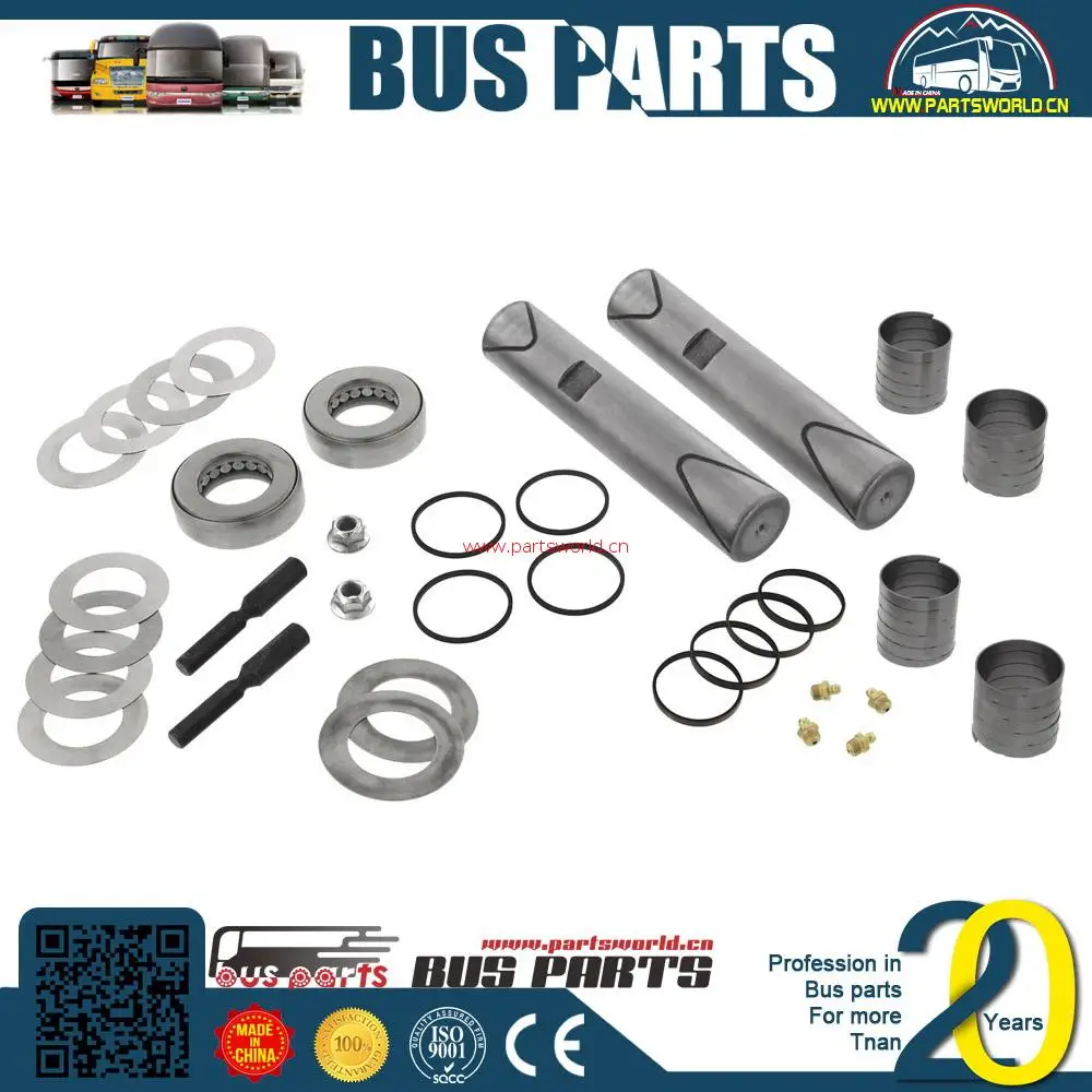 Kinglong Trucks King Pin Kits Yutong Bus Spear Parts - Buy King Pin,Bus ...