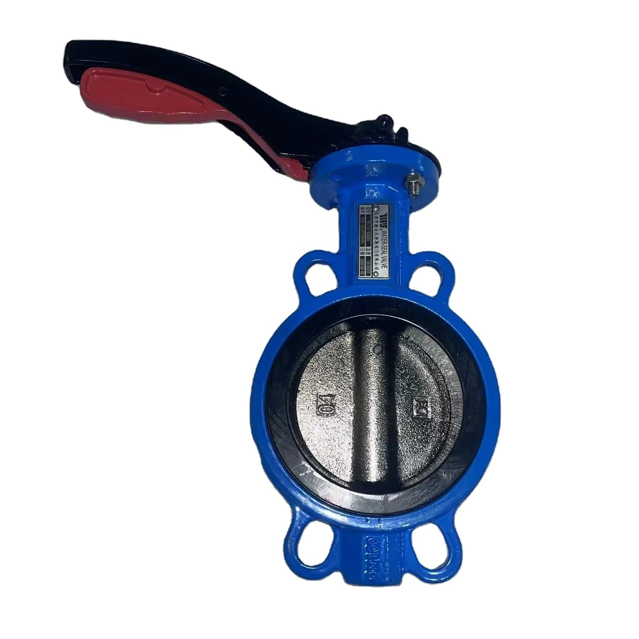 Dn100 Wafer Butterfly Valve Body Ductile Iron Disc Epdm Seat Ss420 ...