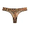 Sexy leopard print thong bikini underwear
