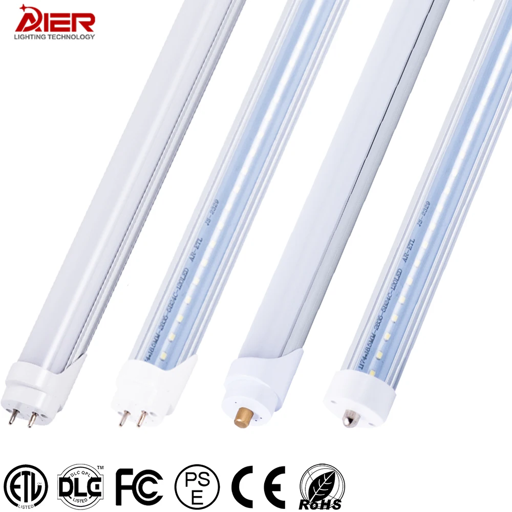 OEM ODM ETL DLC CE ROHS G13 FA8 R17D 18 Watt 1FT 2FT 3FT  4FT 8FT T8 LED Tube Light