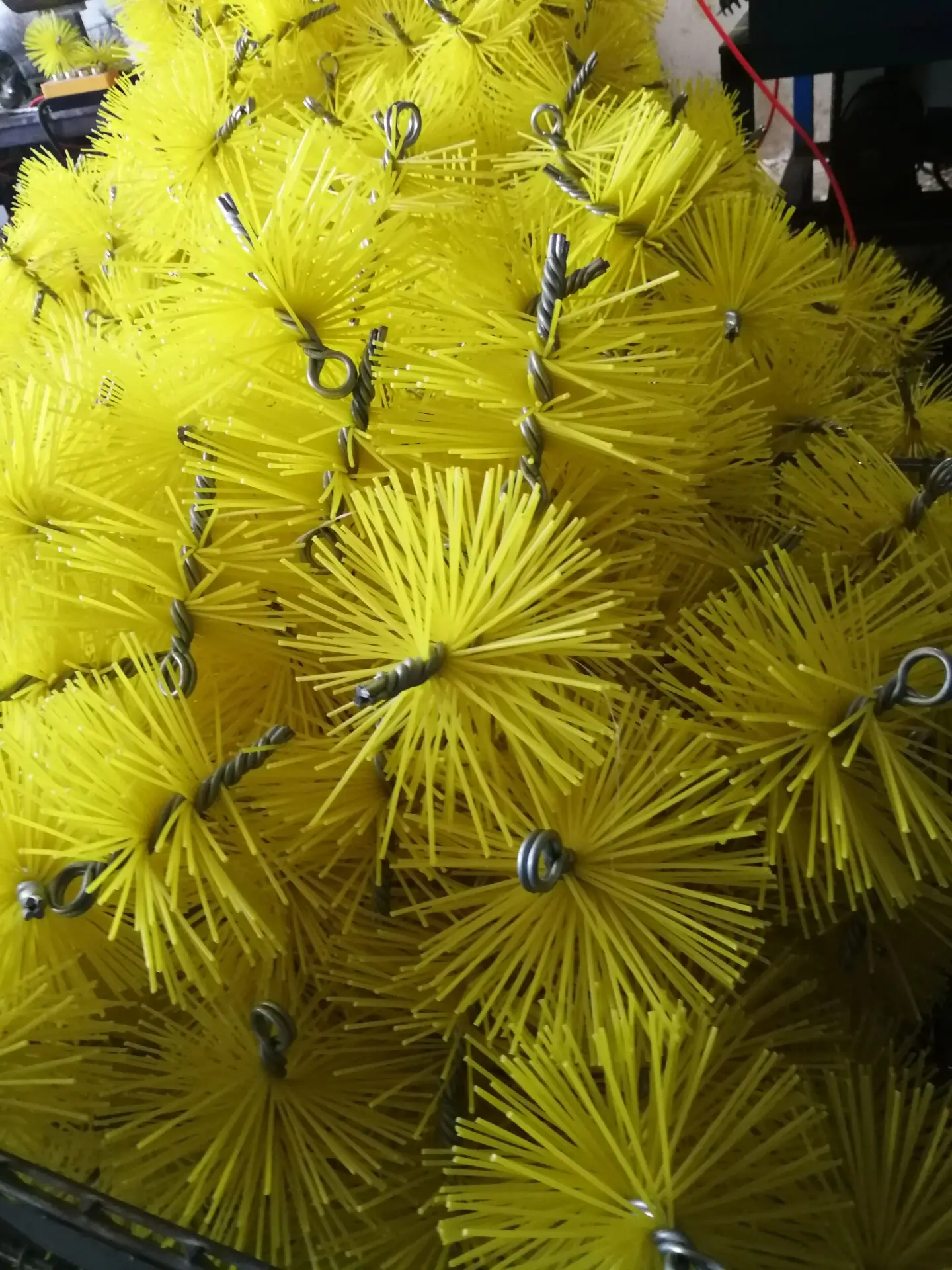 6inch Round Pellet Stove Poly Fireplace Sweeping Chimney Brush Kit