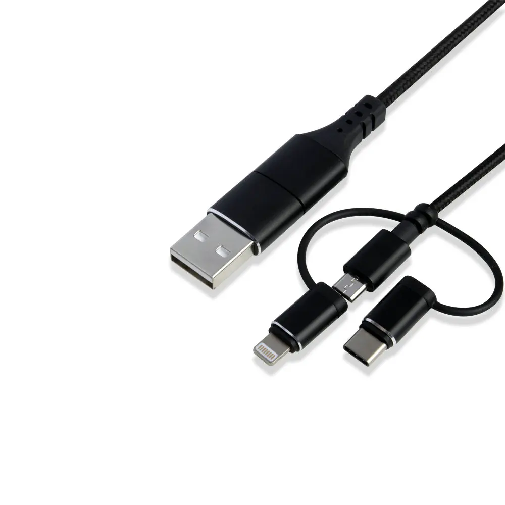 OTG 7 IN 1 USB Cable USB&Type-C to Micro USB/iOS/Type C Data Sync Charging Cable for iPhone Android Cell Phones - ANKUX.COM