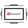 Toponetech 65 inch portable touch screen monitor with hd-mi input