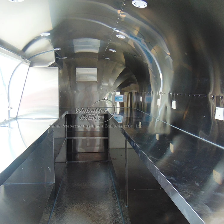 etter Mobile Ice Cream Fast Food Truck Fully Equipped Airstream