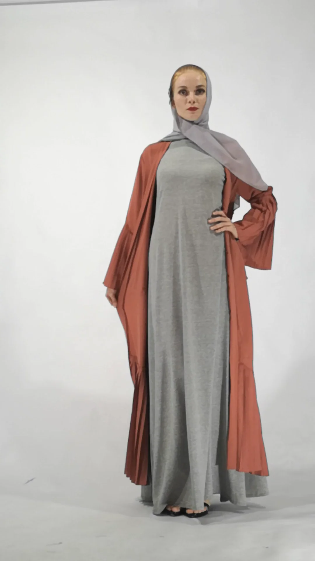 whosale时尚新式伊斯兰服装f连衣裙穆斯林女士优质舒适aba