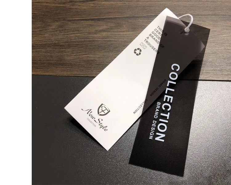 Custom Design Matte Lamination Cardboard Black Silicone Hang Tag - Buy ...