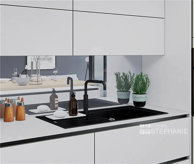 luxury melamine board kitchen modern designs for kitchen, acrylic white simple kitchen cabinet designs for ethiopian