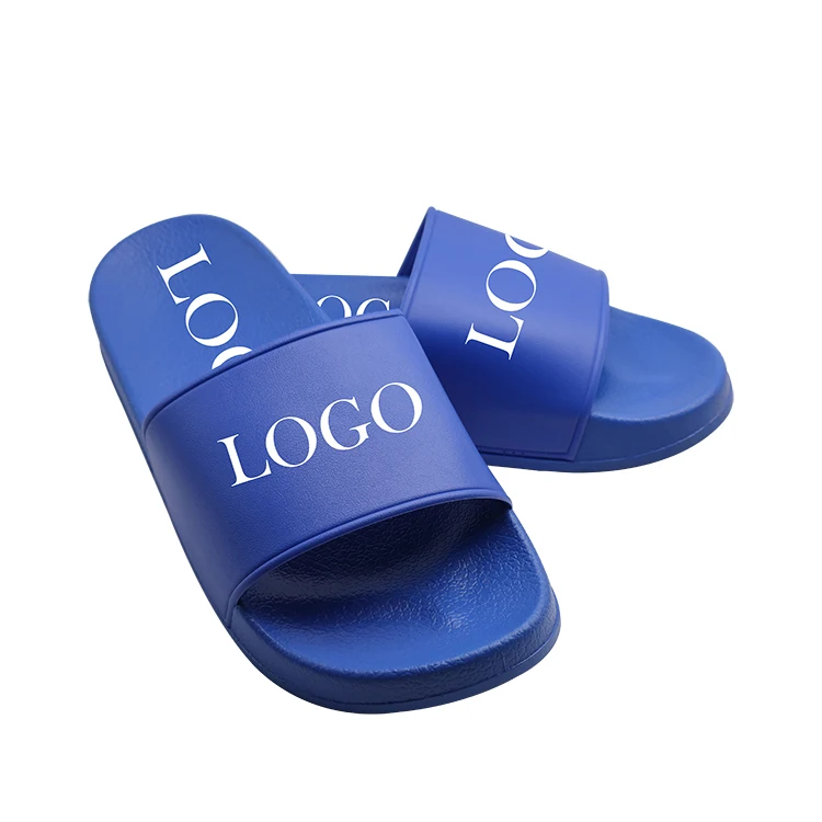 Wholesale Factory Price Black Unisex Men Women Custom Logo Blank Slides Slippers Footwear