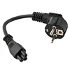 European standard 3 pins Schuko plug and Mickey mouse connector IEC C5 AC power cord 1.2 meters