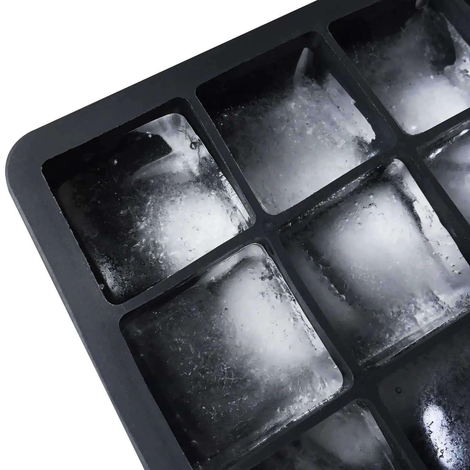 Ice cube tray mini silicone cubes frozen square trays grade mold molds cavity 1pcs eco friendly garden Custom Square Large Ice Cube Tray - Buy Square Ice Cube Mold For