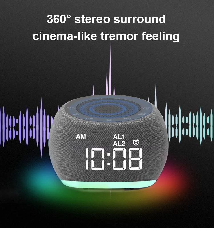 2024 New Mini Colorful Led Bt Speaker High Quality Double Tweeter With ...