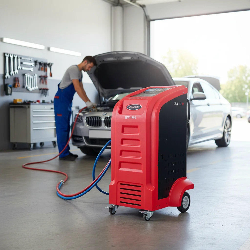 HW-998 Car Air Conditioner Refrigerant Recovery Machine