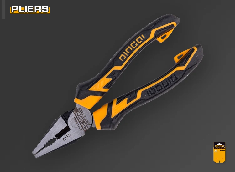 Dingqi Hand Tool Germany Type 6 To 8 Inch Combination Plier With Tpr