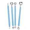 DIY Stainless Steel Baking Cake Tools 8 Head Pen Fondant Tools for Cake Decorating Modelling Tool Fondant Cookie Cutters