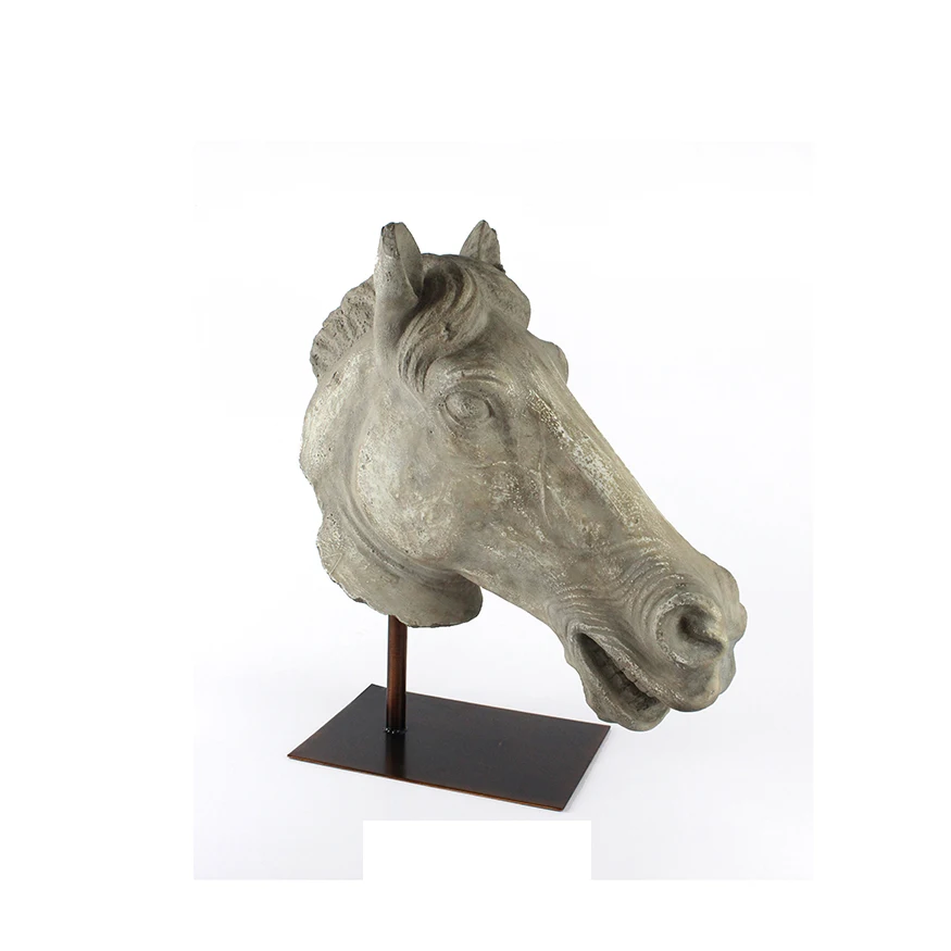 New Resin Rhinoceros Animal Statue On Pearl Fish Finish Texture Home Decoracion  For Living Room Design supplier