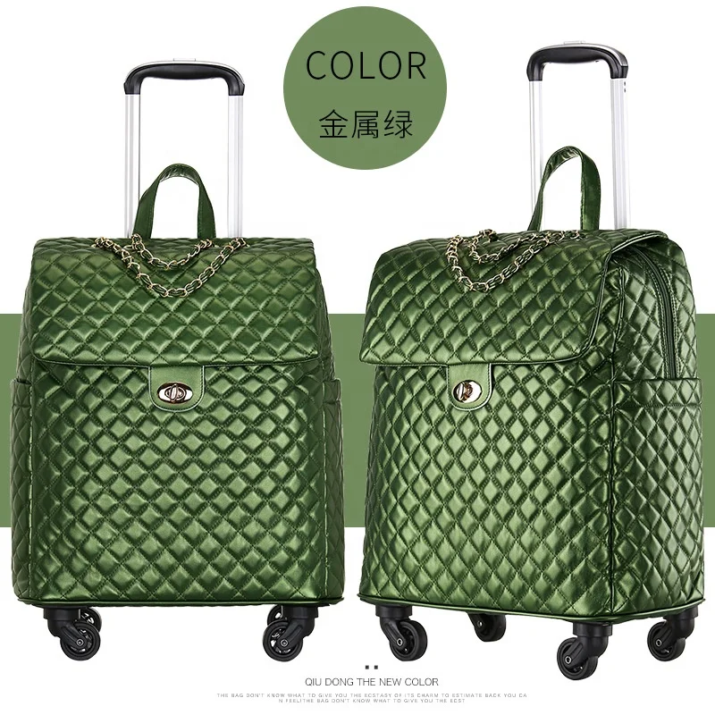 Oem Odm Factory Twinkle Trolly Bag Travel Trolley Bags Waterproof Packing Luggage For Women