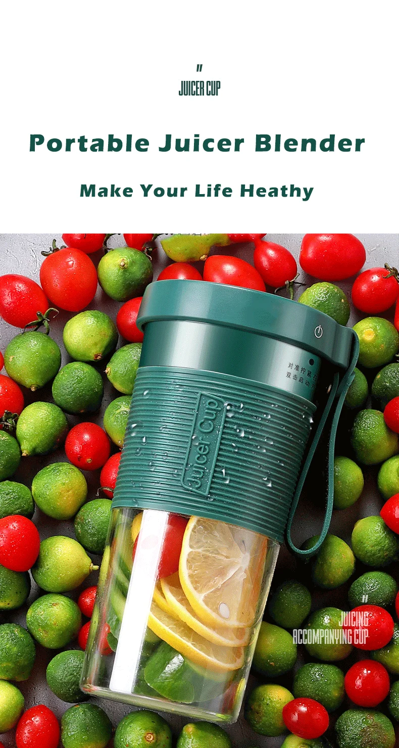 handheld usb chargeable portable fruit mixer portable blender