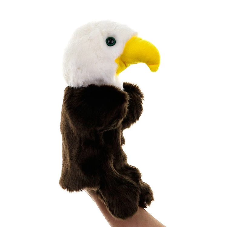 NUOBESTY Marionetas de Mano de Animales Juguetes de Águila Animal de Peluche Favores de Fiesta Rellenos de Bolsas de Regalos para Niños Regalos de Cumpleaños para Niños 