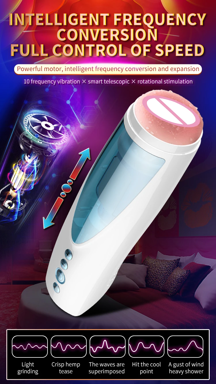 Battery Powered Sex Toy Men Electric Vagina Sex Toy Vagina Masturbation 6753