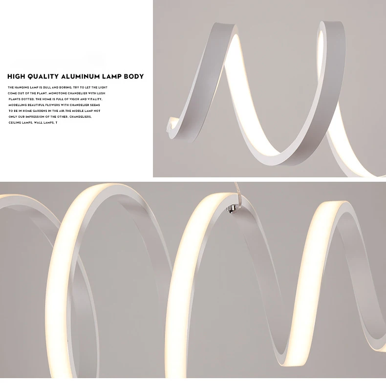 Hot post-modern led chandelier minimalist living room Nordic dining room decoration design lamp chandelier