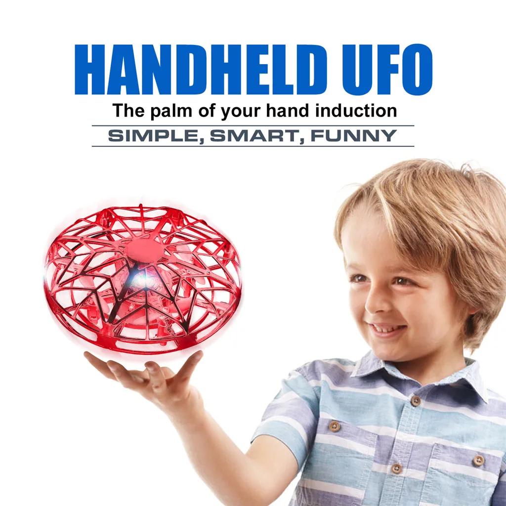 US Mini Drone Quad Induction Levitation UFO High Quality Aircraft Helicopter Toy