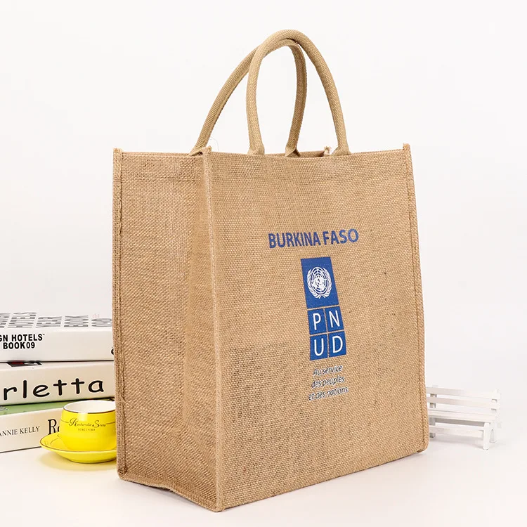 Fashionable Environmental Protection Jute Bag Cotton Linen Shopping Bag