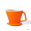 custom portable percolator pour over cone shape porcelain hand drip coffee maker ceramic coffee filter for 2-4 cups